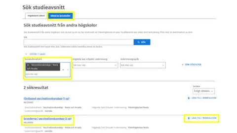 Sisu studerande sök vaccinationskunskap