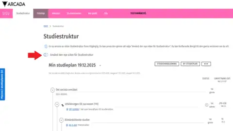 Tillgänglig version av studieplan