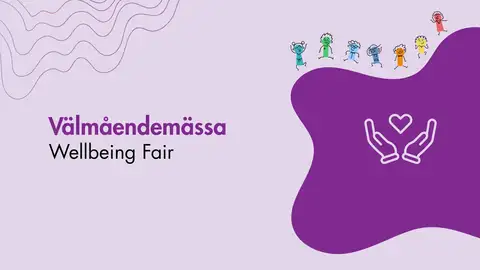 Välmåendemässans banner
